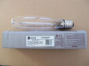 GE 85379 LU400/H/ECO HPS 400 Watt Lucalox High Pressure Sodium Lamp Bulb Mogul - Picture 1 of 3