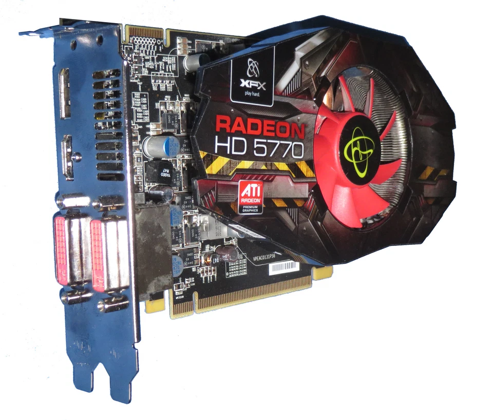Scheda grafica ATI Radeon XFX HD 5770 577X 1 GB PCIe per PC/Mac Pro 1.1/5.1 #40 - Immagine 1 di 1