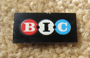 BIC Original Turntable 940 Dust Cover Name Badge / Logo Part Metal 9/16 x 1-1/8 - Picture 1 of 3