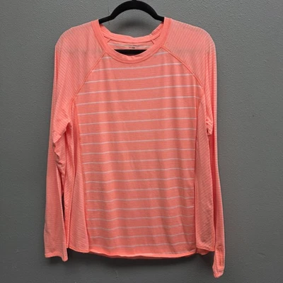 Camisa Pullover Atlético DryTek Manga Larga Rayas Rosa Tek Para Mujer 1X Foto 1 de 4