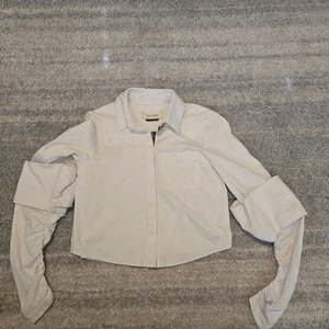 HELLESSY Womens White Long Sleeve Shirt Size 8 - Picture 1 of 12