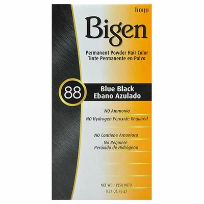 Bigen Permanent Powder Hair Color 0.21 oz-Single Pack 88-Blue Black -  Fast Ship - Image 1 of 4