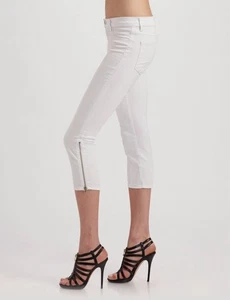 J Brand Women’s Sz 29 Stretch Crop Legging White 9703 Jeans - Picture 1 of 12