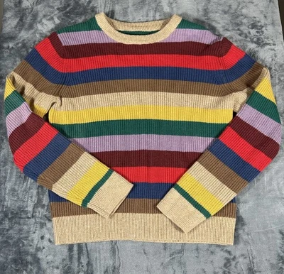 Suéter GAP Niños Niñas Arco Iris Rayas XXL (14-16) NUEVO CON ETIQUETAS Mezcla de Lana Foto 1 de 4