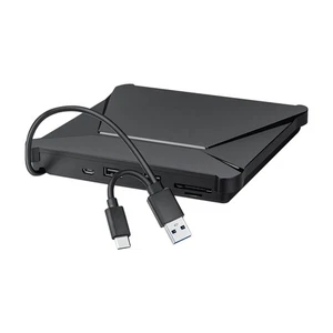 Externes DVD-Laufwerk, USB 3.0 Typ C, Tragbarer CD-DVD- mit USB9660 - Bild 1 von 9