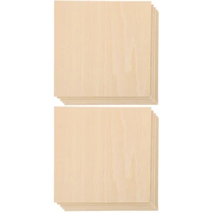 2 Stück Furnierstücke Holz Basteln unbemalt Brett DIY Bretter zum Basteln - Bild 1 von 12