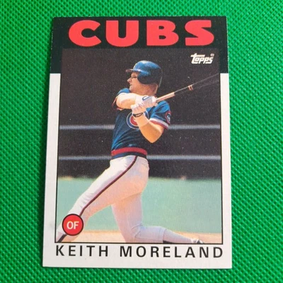 Keith Moreland #266 Cubs Topps 1986 Baseball Trading Card    --25 - Image 1 of 2
