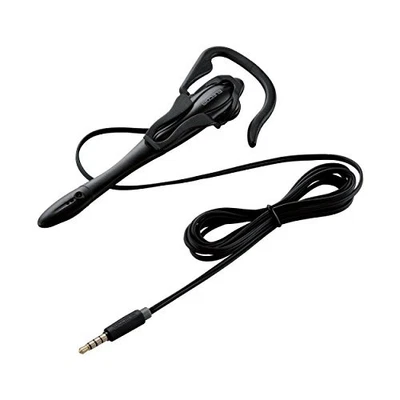 Elecom headset microphone 4-pole one ear ear hook 1.8m HS-EP13TBK - Image 1 of 3
