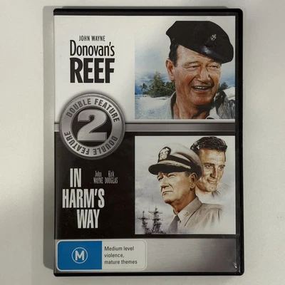 Donovan's Reef/In Harm's Way (DVD) 2 Movie Set Region 4 John Wayne Comedy Drama - Image 1 of 4