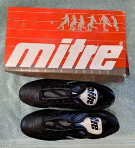 Botines de fútbol Mitre Fuego zapatos nuevos para hombre 11 negros - Imagen 1 de 6