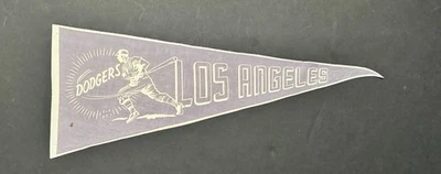 Raro banderín de béisbol de tamaño completo de los Dodgers de Los Ángeles Foto 1 de 2