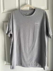 Large Under Armour Loose Lone Survivor grau Kurzarm T-Shirt Tee Herren weich  - Bild 1 von 2