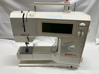 Bernina 1630 Update 1996 Sewing Machine with #37 Presser Foot No Pedal Working - Image 1 of 4