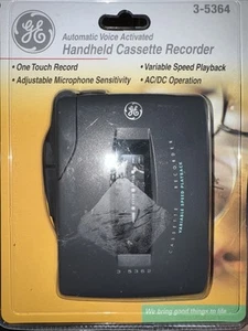 GE Handheld Cassette Recorder Tape Player 3-5362 Packaging Is Different - Picture 1 of 3