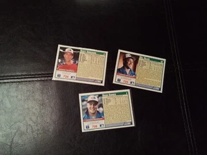 MLB BASEBALL SCORE 1991 Montreal Expos Rookie Card Lot 3 pc Near Mint - Picture 1 of 1