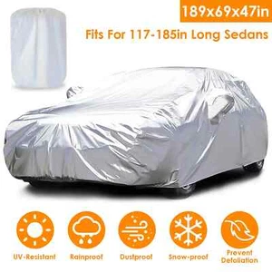 6 Layers Car Cover Waterproof All Weather for Automobiles, Windproof Outdoor Ful - Picture 1 of 7