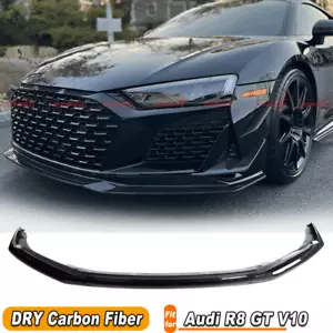 Se adapta a Audi R8 GT V10 2022-24 Dry Carbon labio delantero alerón delantero - Imagen 1 de 13
