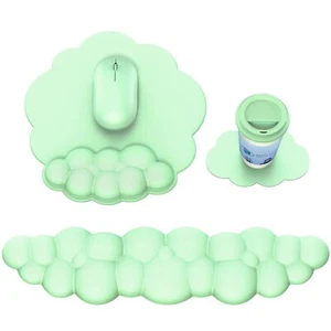 Cloud Mouse Pad with Wrist Rest Cloud Keyboard Wrist Rest Wrist Rest for Comp... - Picture 1 of 7