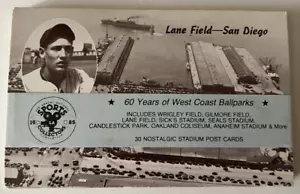 1985 Vic Pallos Ballpark Nostalgia: 60 Years of West Coast Ballparks, 30 CARDS - Picture 1 of 2