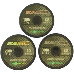 Korda NEW Kamo Coated Braid Fishing Hooklink Hooklength *All Sizes* - Picture 1 of 4