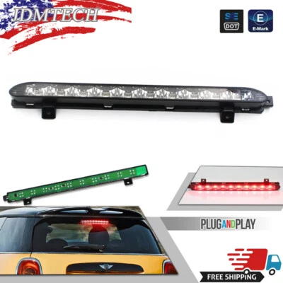 Tercera luz de freno LED roja de montaje alto para Mini Cooper R56 Hatchback R60 Countryman Foto 1 de 4