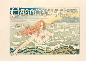 Casino de Cabourg by Theodore Privat Livemont 90cm x 64cm Art Paper Print - Picture 1 of 1