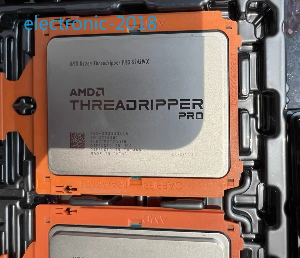 AMD Ryzen Threadripper Pro 5945wx CPU Processor 12 swrx8 Core 24t 4.1ghz Unlocke - Image 1 of 1