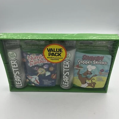 Leap Frog Leapster Learning Game System Number Raiders Scooby Doo Spooky Snacks! - Image 1 of 4