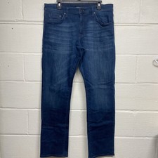 Mavi jeans matt relaxed straight blue size 34x34- measures 35x34