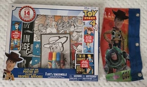 Disney Toy Story 4 Color Your Own 14 Poster Set, 2019, Pixar & Pencil Pouch 2020 - Picture 1 of 5