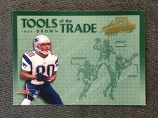 2002 Playoff Absolute Memorabilia Tools of the Trade Troy Brown #TT-38