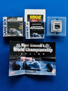 Nigel Mansell's World Championship Racing Nintendo GB Gameboy 100% CIB Komplett - Bild 1 von 14