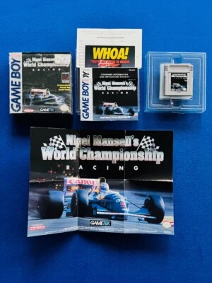 Nigel Mansell's World Championship Racing Nintendo GB GAMEBOY 100% CIB Complete - Image 1 of 4