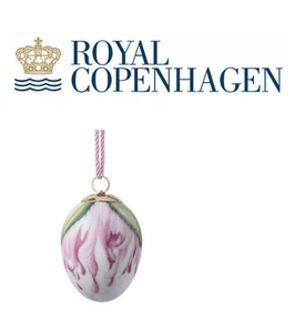 Huevo de Pascua Royal Copenhagen 2021 pétalos de amapola pompón 6 cm / 2,36 pulgadas NUEVO - Imagen 1 de 10