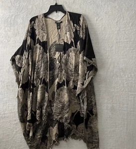 Top kimono mujer Do Everything In Love multicolor talla única geométrico manga corta - Imagen 1 de 7