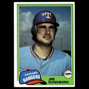 1981 Topps - Jim Sundberg #95 Texas Rangers ⚾ Baseball Card - Picture 1 of 3