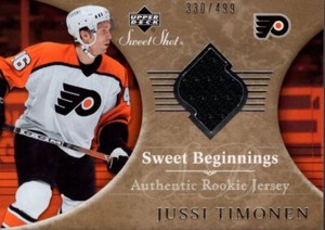 2006-07 Sweet Shot #141 Jussi Timonen RC Jersey /499 - NM-MT