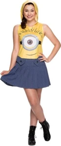 Minion Teen Kostüm Junior Medium weiblich (2-6) - Neu mit Etikett - Bild 1 von 1