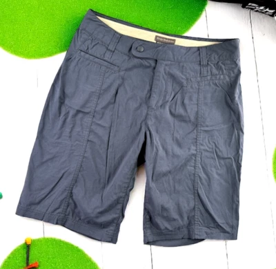 Shorts Royal Robbins Feminino 6 Bolsos Pretos com Zíper Caminhada Ao Ar Livre Nylon Golfe Praia - Imagem 1 de 4