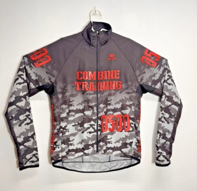 Sugoi Long Sleeve Full Zip Evolution Windblock Jacket Men's Large Grey Camo - Image 1 of 4