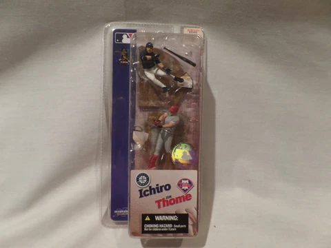 RARE "ICHIRO / JIM THOME" 2004 MCFARLANE MINI FIGURES-MINT-IN FACTORY PACKAGE Cover
