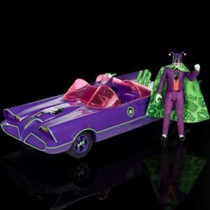 The Batmobile & The Joker Bat Mobile 💥Batman '66 1/12 Scale McFarlane Toys - Picture 1 of 5