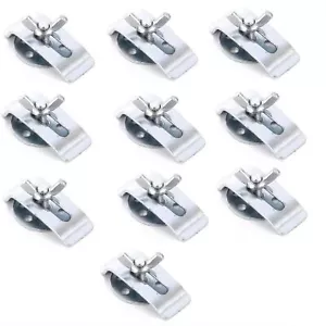 10 PCS Universal Undermount Sink Brackets Kitchen Bathroom Sink Supports - Picture 1 of 5