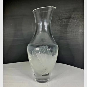 Lenox Fanlight Signed Wine Carafe Cut Glass Crystal Made USA Discontinued CHIP - Bild 1 von 7