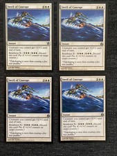 4x Swell of Courage NM | Morningtide | MTG Magic Cards