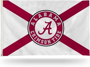 Alabama purpurrote Gezeitenflagge 3'x5' Alabama Staat Flagge ROLL TIDE - Bild 1 von 1