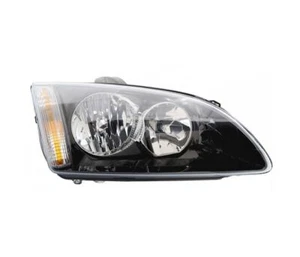 Right Headlight for Ford Focus MK2 2004 2005 2006 2007 2008 VP852P Black LHD - Picture 1 of 1
