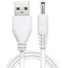 Male USB to Male DC5521/DC35135 Charging Cord Wire for Fan Desk Lamp Speaker