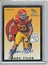 2012 Fleer Retro Rookie Sensations Autographs #RS84 Marc Tyler