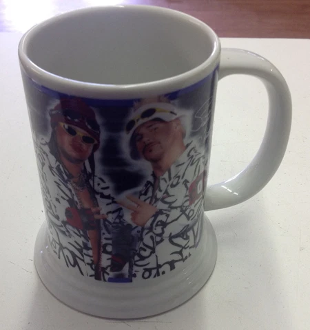 2001 Danbury Mint WWF Collector Stein, II Cool Mug! See Pics! Cover
